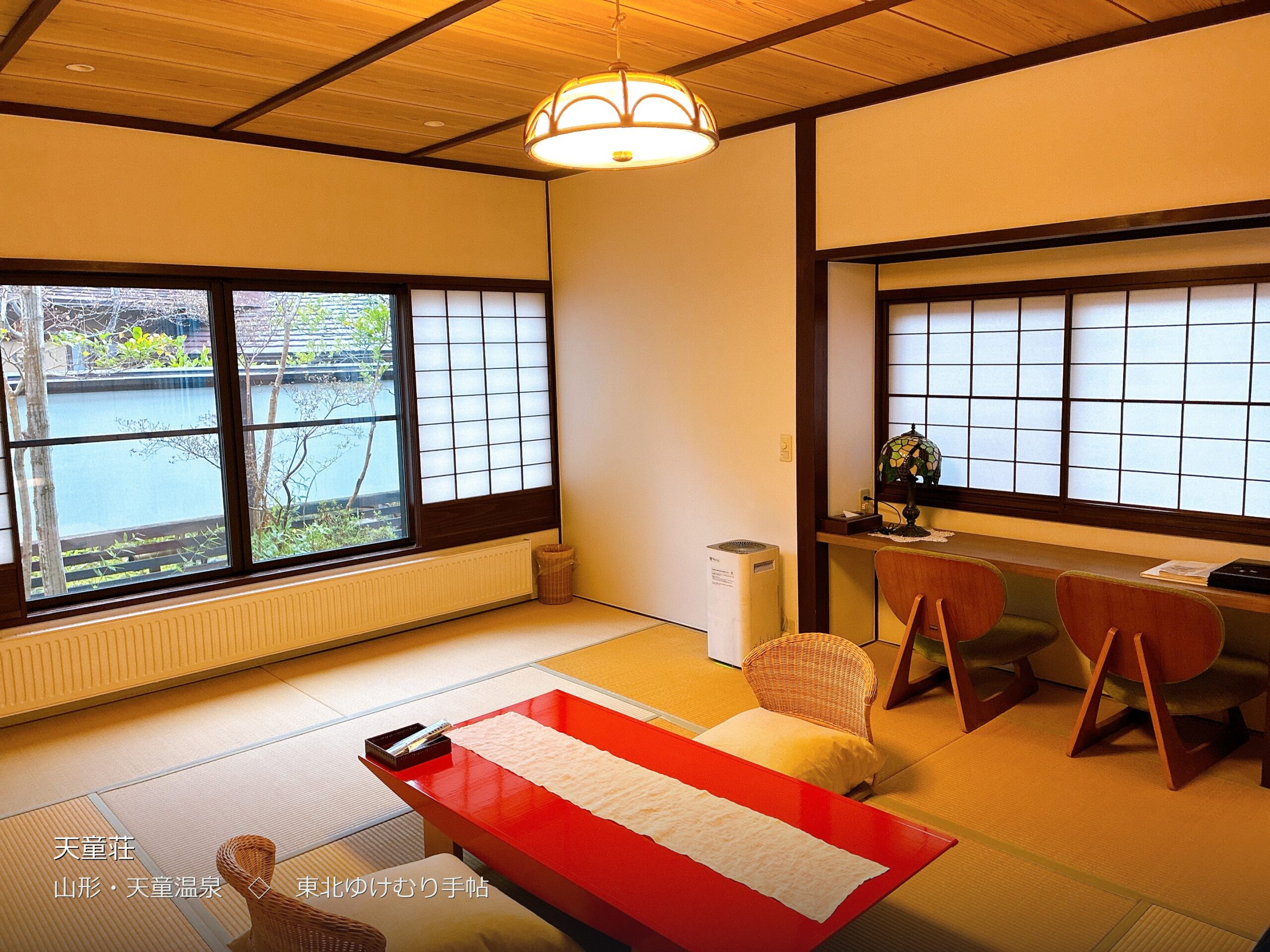 天童荘 東亭和スイート青竹の和室（撮影: machi）